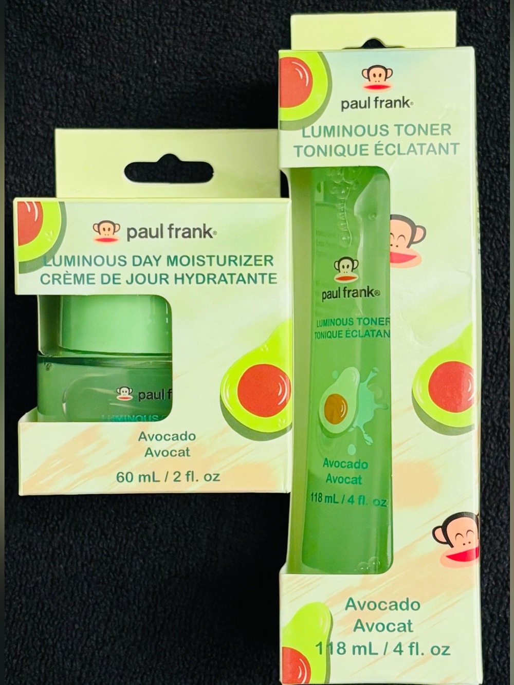 Paul Frank Luminous Toner and Day Moisturizer- Avocado 🥑